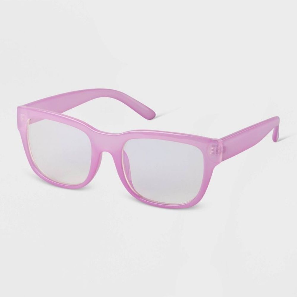 Women's Plastic Surf Square Blue Light Filtering Reading Glasses A New Day™ NWT